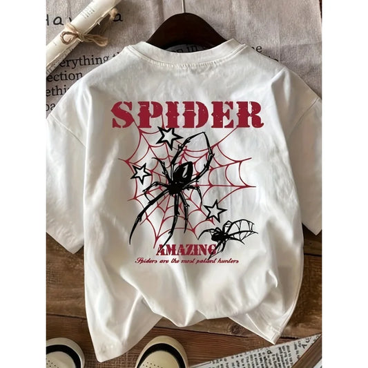 Spider Web Tee — Web Script Edition