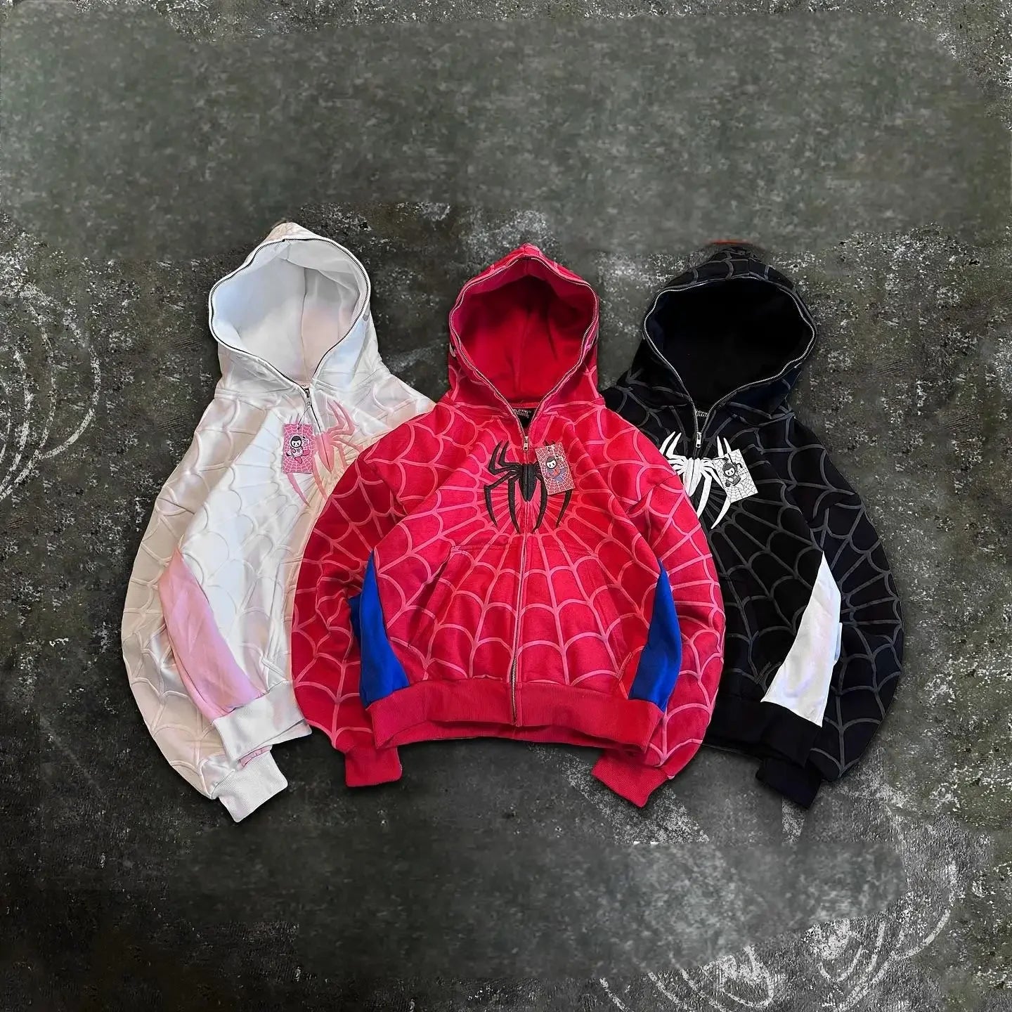 Full Web Zip-Up Hoodie — Hero Statement Edition