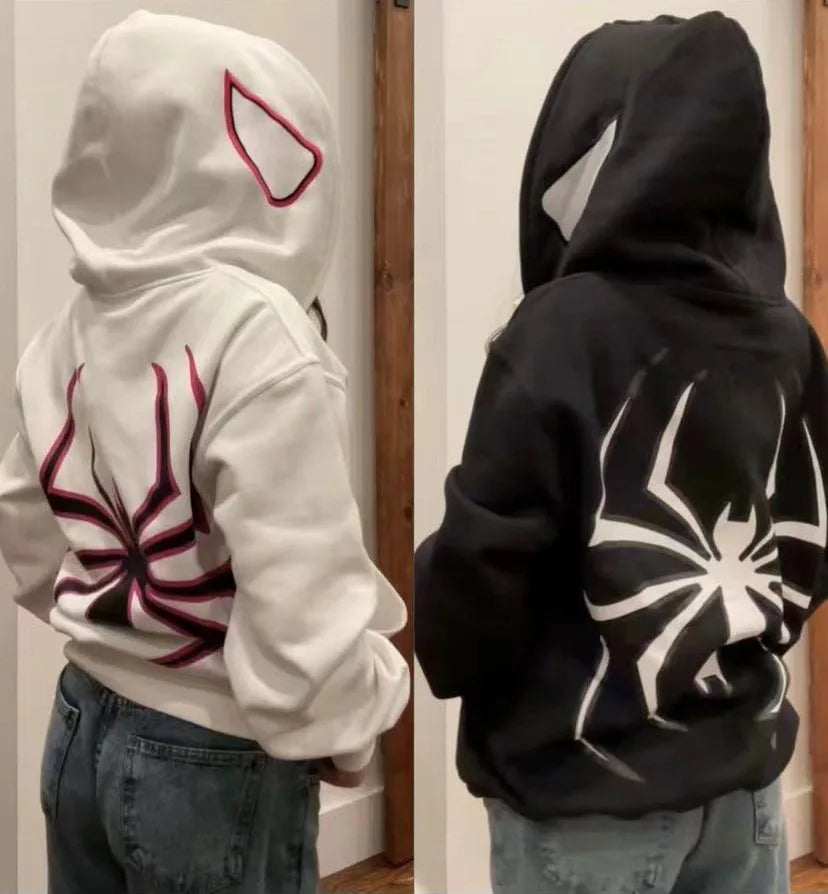 Web Crawler Zip-Up Hoodie — Dual Colorway Edition