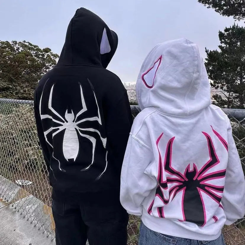 Web Crawler Zip-Up Hoodie — Dual Colorway Edition