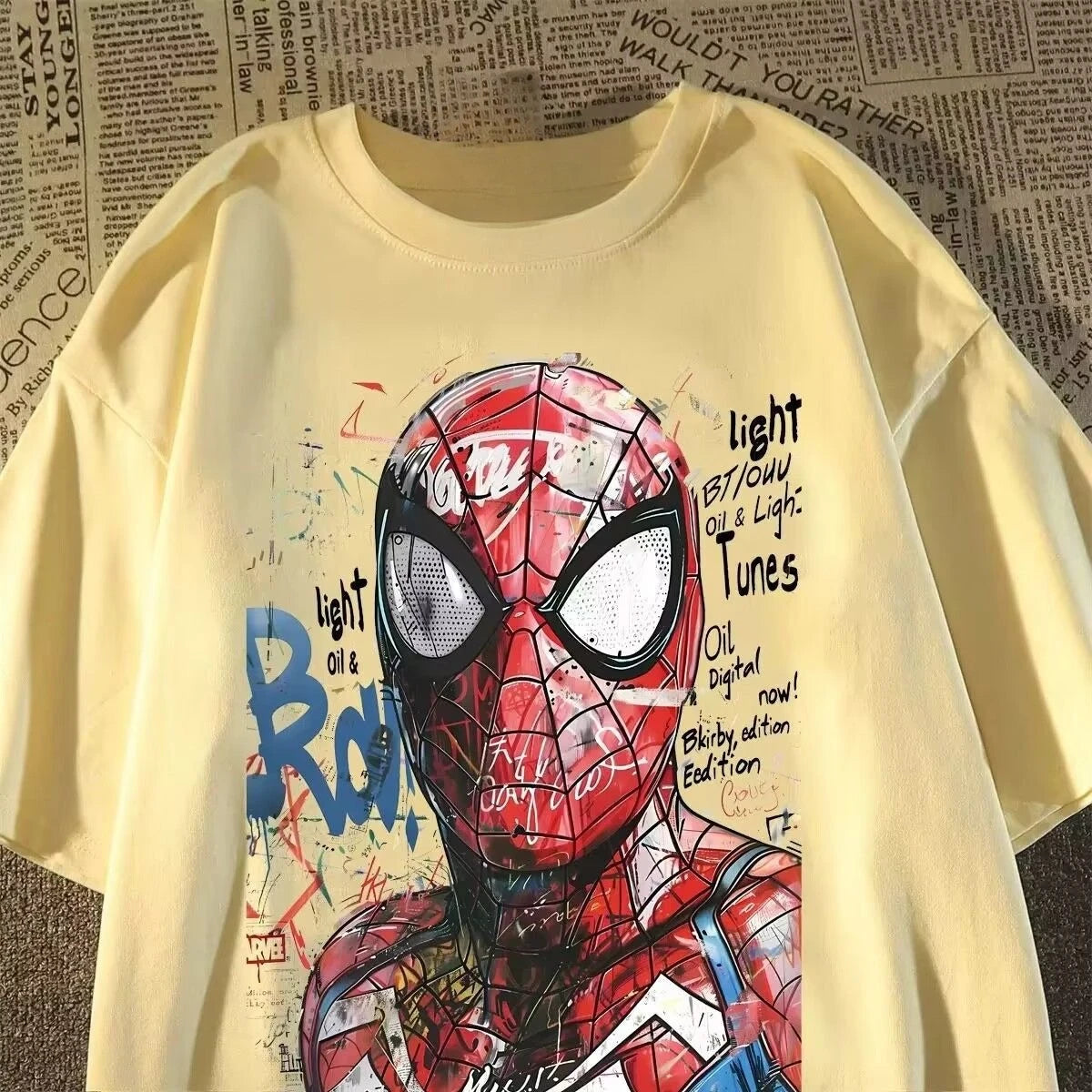 Street Art Graphic Tee — Painted Hero Edition