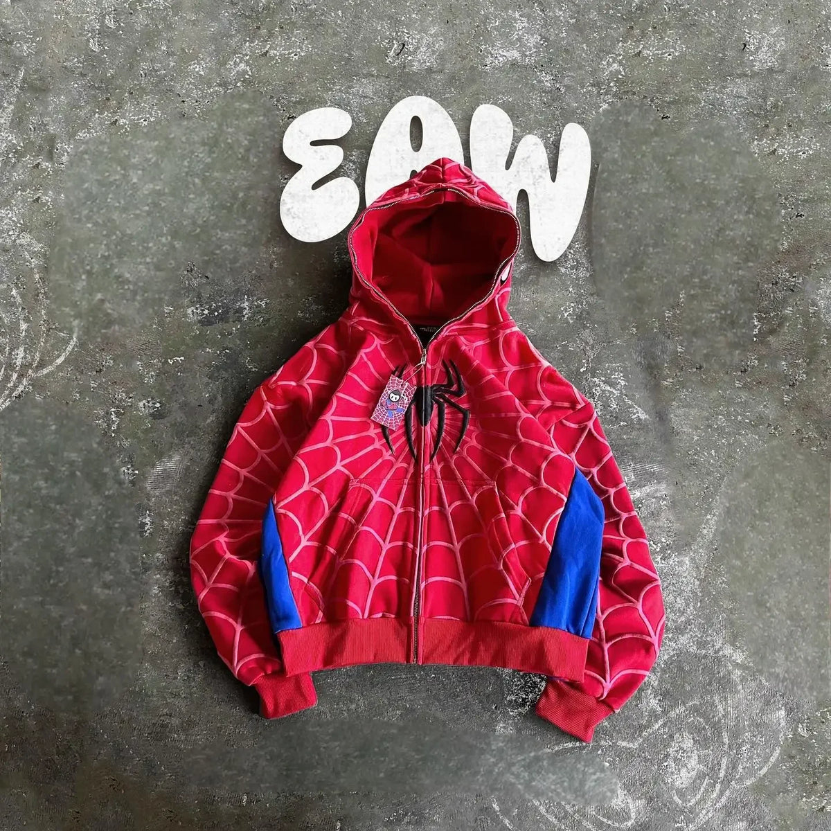 Full Web Zip-Up Hoodie — Hero Statement Edition