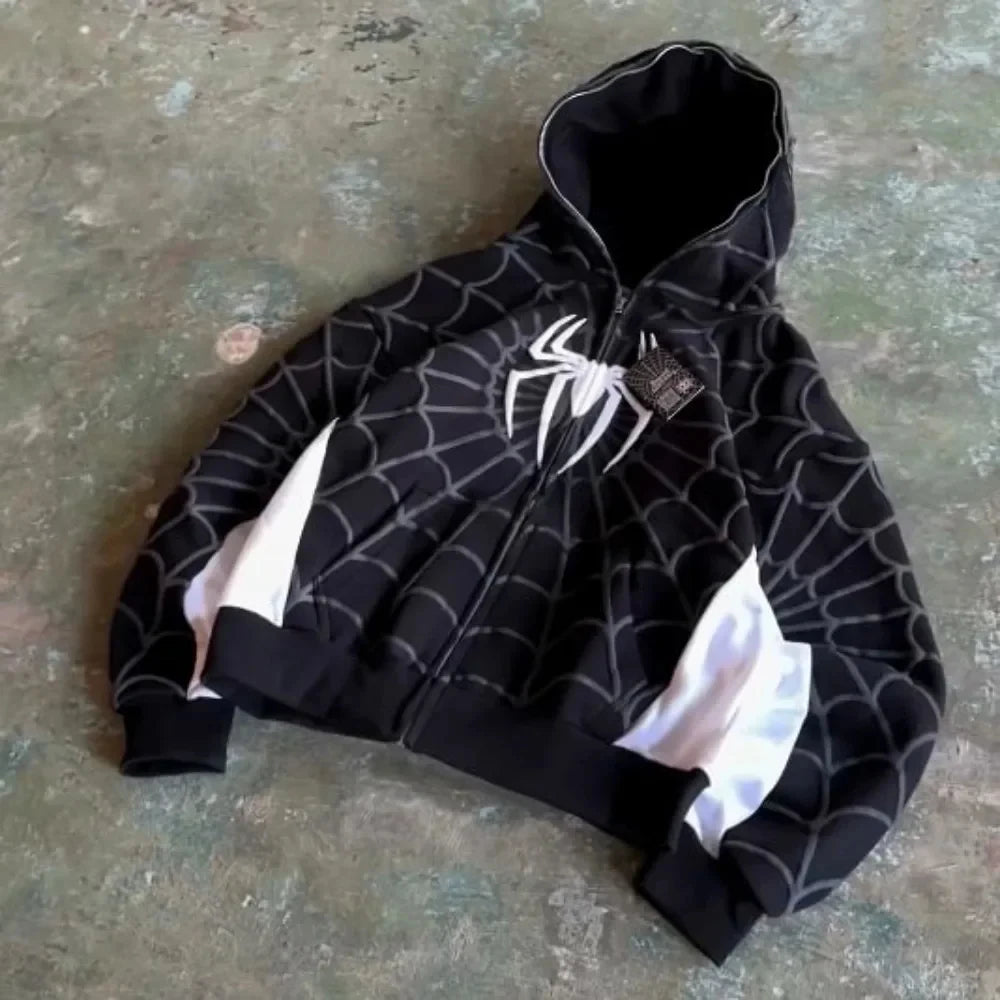 Full Web Zip-Up Hoodie — Hero Statement Edition