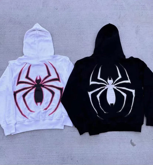 Web Crawler Zip-Up Hoodie — Dual Colorway Edition