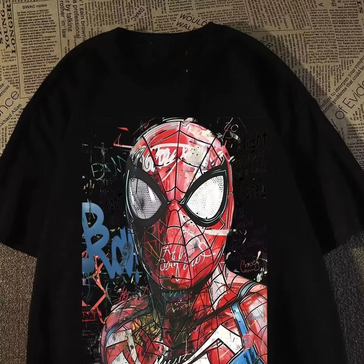 Street Art Graphic Tee — Painted Hero Edition