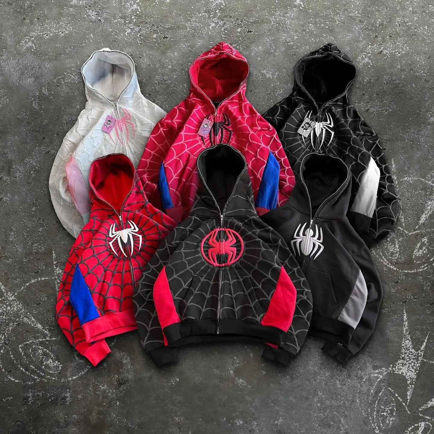 Full Web Zip-Up Hoodie — Hero Statement Edition