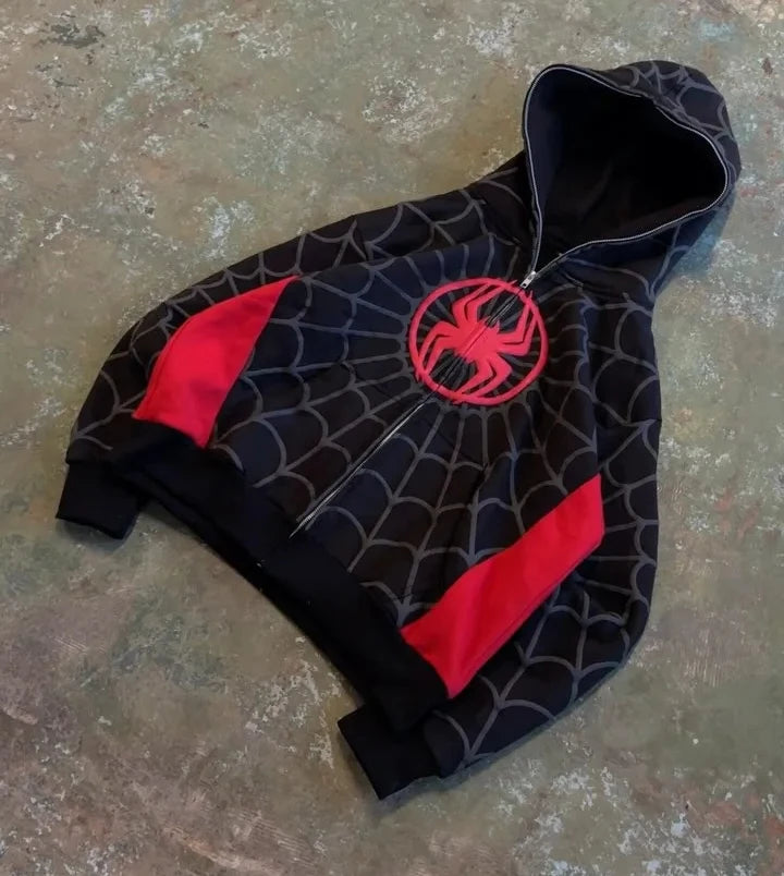 Full Web Zip-Up Hoodie — Hero Statement Edition