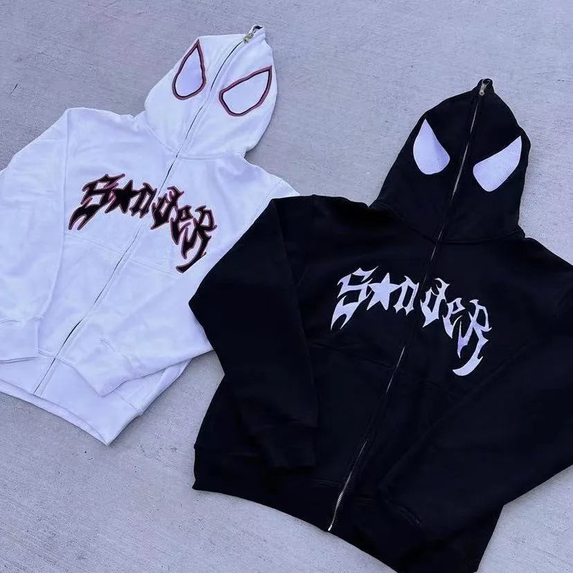 Web Crawler Zip-Up Hoodie — Dual Colorway Edition