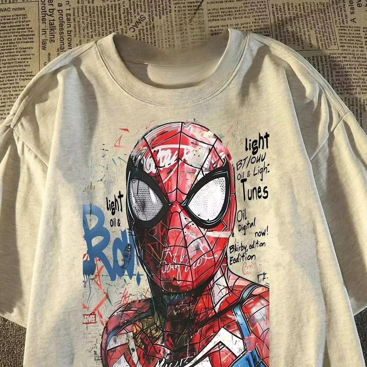 Street Art Graphic Tee — Painted Hero Edition